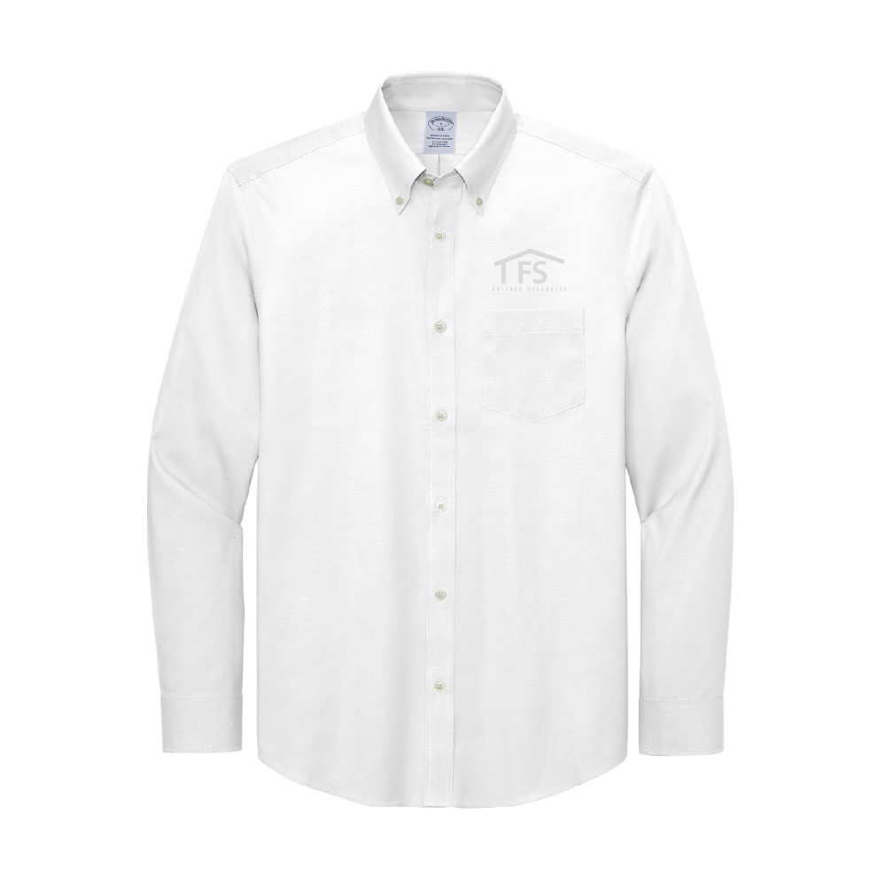 Men's Apparel | Brooks Brothers Wrinkle-Free Stretch Pinpoint Shirt | 1020
