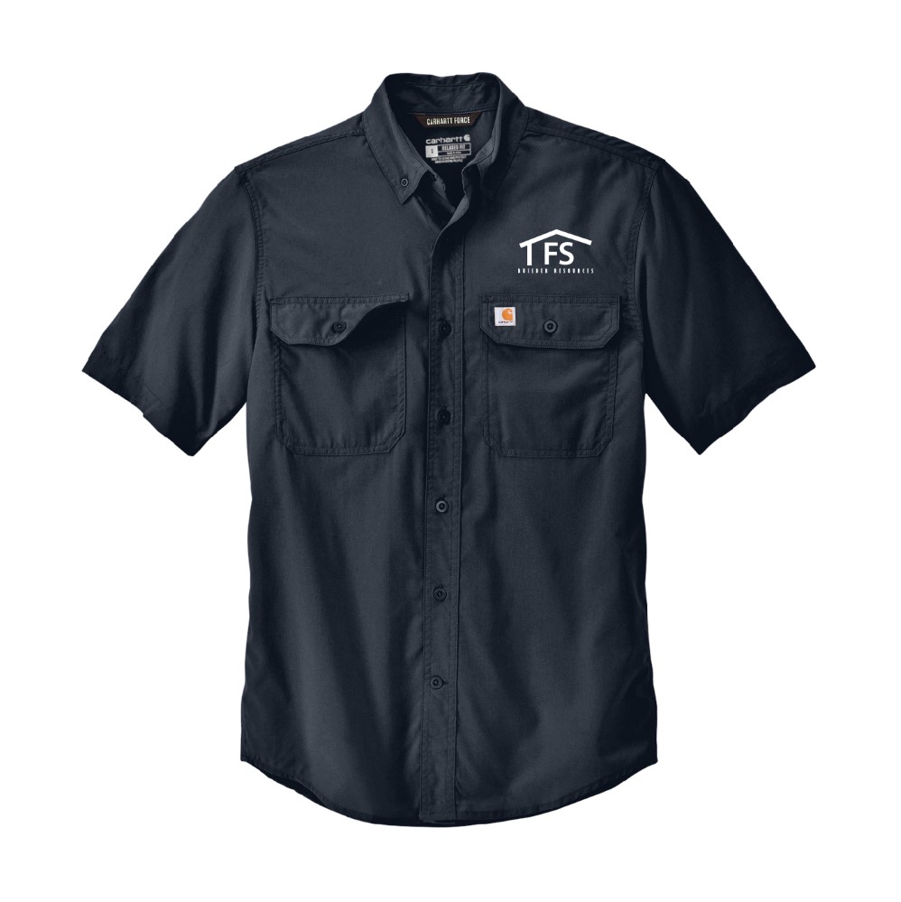 Men's Apparel | Carhartt Force Solid Short Sleeve Shirt | 1028